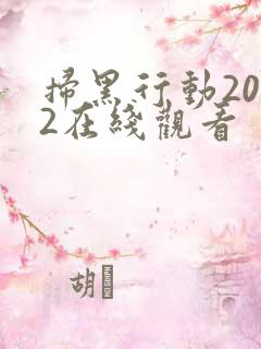 扫黑行动2022在线观看