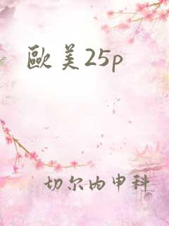 欧美25p