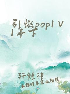 引燃pop1∨1年下