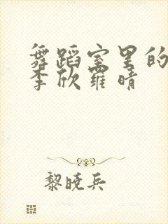 舞蹈室里的景色李欣罗晴