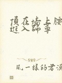 顶在墙上腰一沉进入师尊