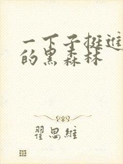 一下子挺进浓密的黑森林