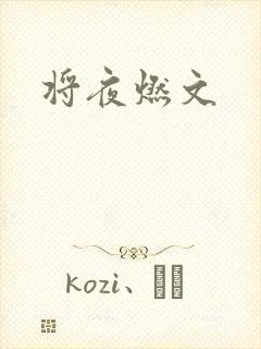 将夜燃文