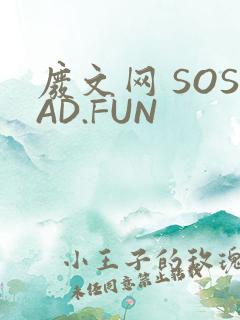 废文网 SOSAD.FUN