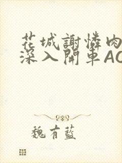 花城谢怜肉车长深入开车AO3