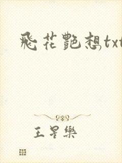 飞花艳想txt