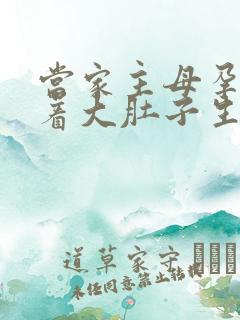 当家主母孕妇挺着大肚子生产