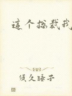 这个总裁我要了