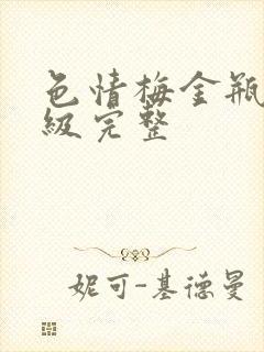 色情梅金瓶2三级完整