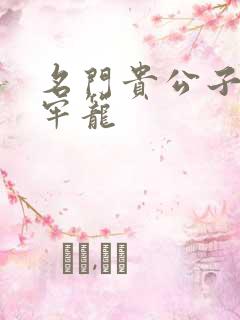 名门贵公子炙热牢笼