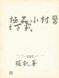 极品小村医txt下载