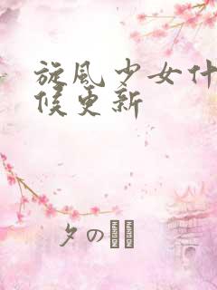 旋风少女什么时候更新