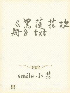《黑莲花攻略手册》txt