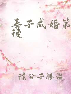 奉子成婚第一皇后