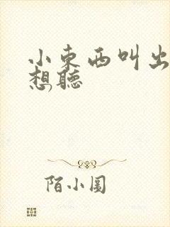 小东西叫出来我想听