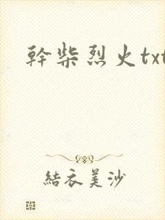干柴烈火txt