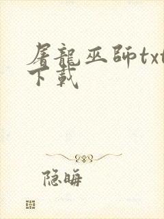 屠龙巫师txt下载