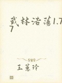 武林浩荡1.77