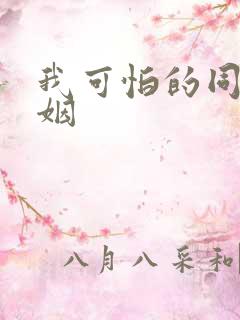 我可怕的同性婚姻