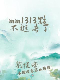 mm1313点不进去了