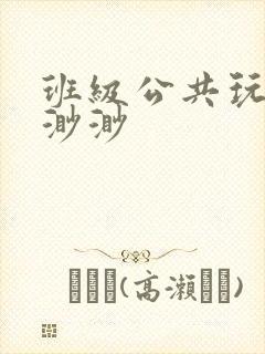 班级公共玩具叶渺渺