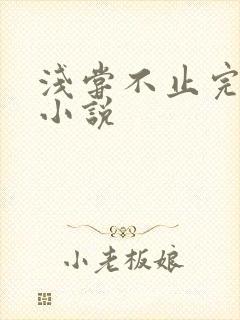 浅尝不止完整版小说