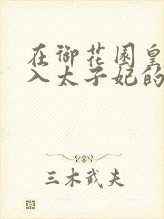 在御花园皇上进入太子妃的小说