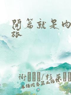 开篇就是肉的军旅