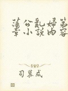 荡公乱妇第51章小说内容