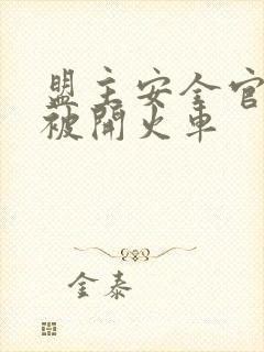 盟主安全官泰国被开火车