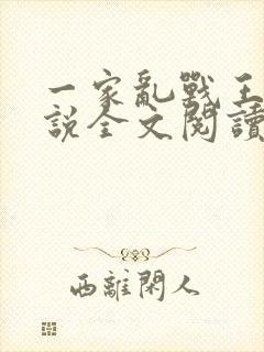 一家乱战王芳小说全文阅读