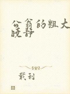 公翁的粗大放进晓静