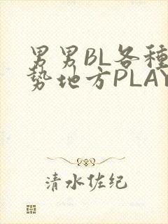 男男BL各种姿势地方PLAY文