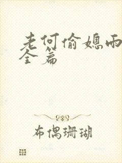 老何偷媳雨嫌儿全篇