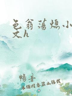 色翁荡熄小说全文h