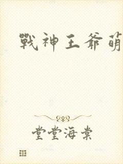 战神王爷萌虎妃