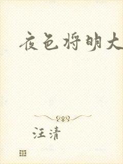 夜色将明大结局
