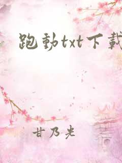 跑动txt下载