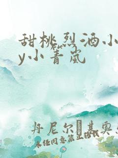 甜桃烈酒小说by小箐岚