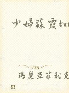 少妇苏霞txt