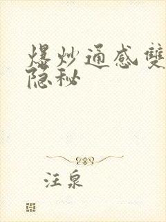 爆炒通感双胞胎隐秘