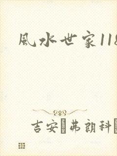 风水世家118