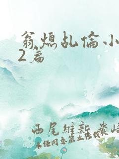 翁熄乩伦小说32篇