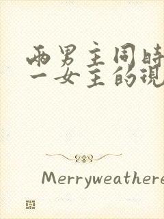 两男主同时拥有一女主的现言