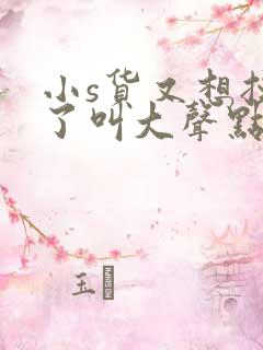 小s货又想挨c了叫大声点
