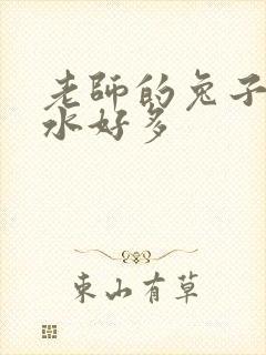 老师的兔子好软水好多