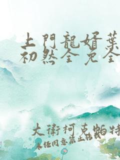 上门龙婿叶辰萧初然全免全集