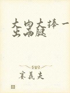 大肉大捧一进一出两腿