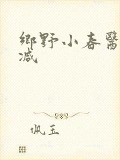 乡野小春医无删减