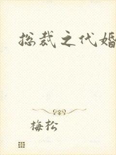 总裁之代婚新娘